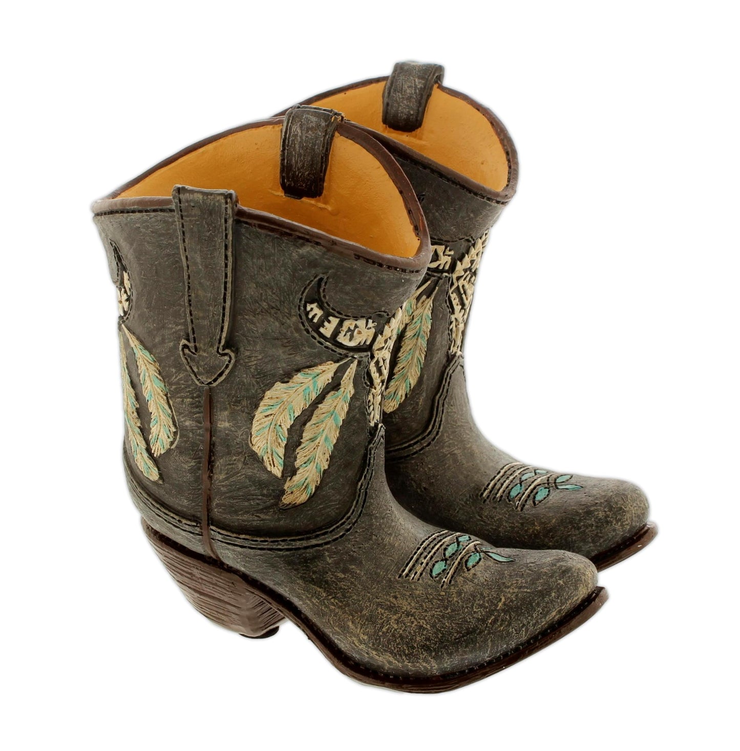 The Bridge Collection Western Cowboy Boot Salt and Pepper Shaker Set - Country Kitchen Table Decor - Unique Farmhouse Dining Accent
