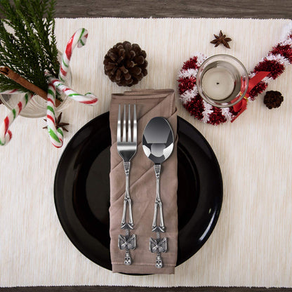 ONEKOO Dinner Spoon, Premium Stainless Steel Dinner Spoons, Handmade, Dishwasher Safe (Silver), Use for Home, Kitchen or Restaurant, or Halloween Decorations