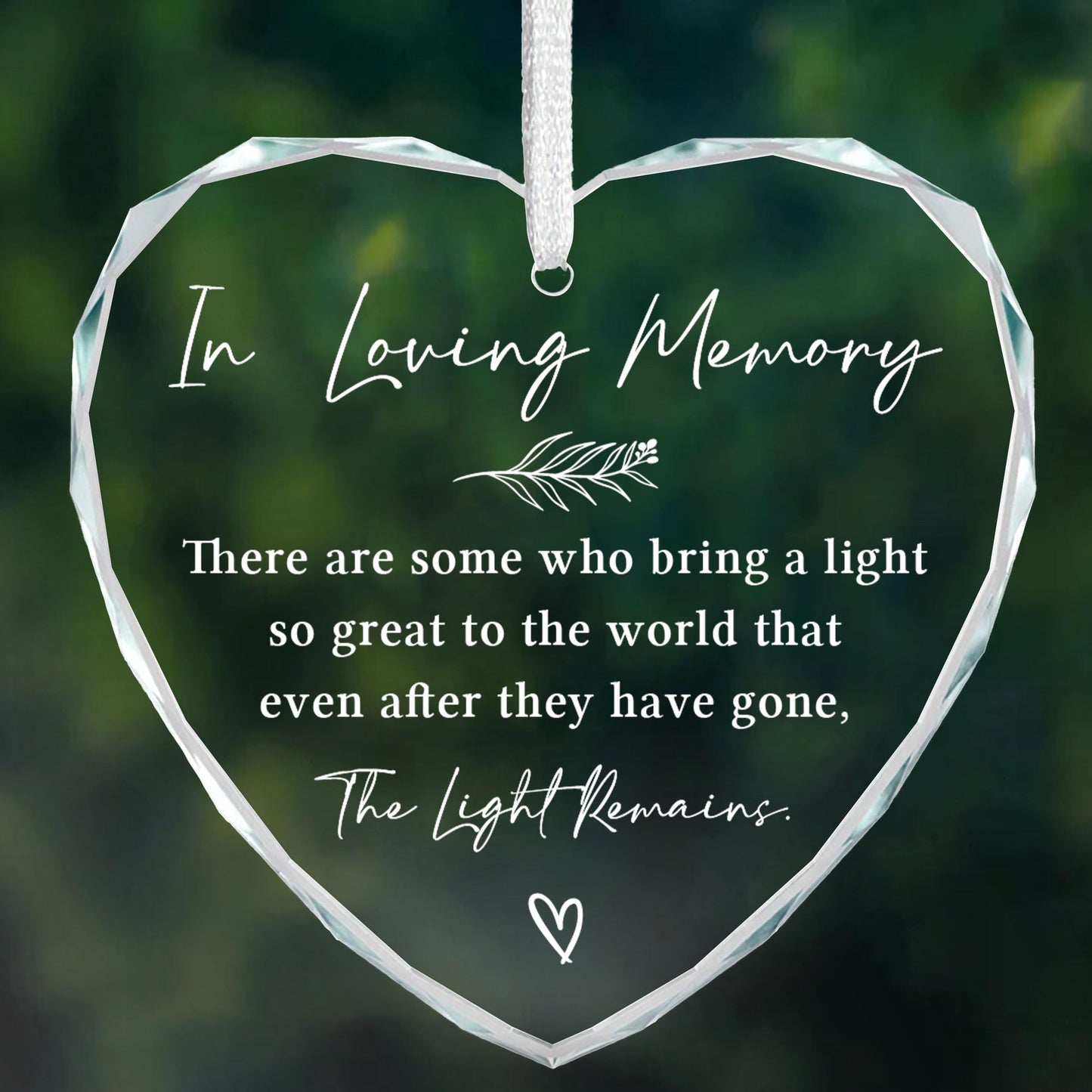 in Loving Memory Christmas Ornament, Memorial Ornaments for Loss of Loved One, in Loving Memory Gifts, Sympathy Gifts for Loss of Mother Dad Family, Remembrance Bereavement Gift Idea-A17