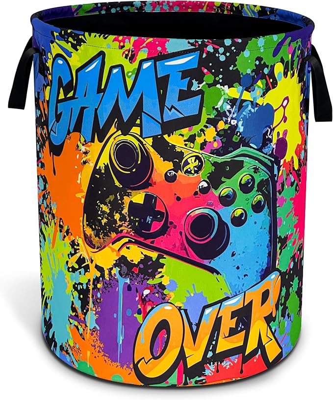 Game Joystick Laundry Basket Gamepad Oxford Cloth Laundry Hamper Funny