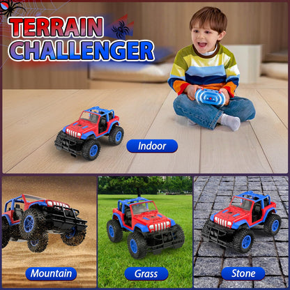 NQD Spider Remote Control Car for Kids, RC Car for Boys, 2.4Ghz Off Road RC Trucks, All Terrain SUV Jeep Toy for Birthday for Kids 3-8 Years Old