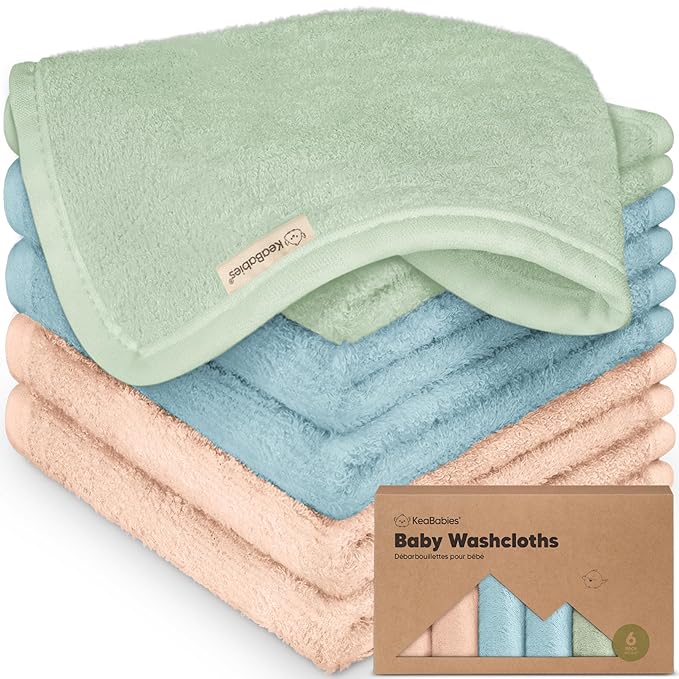 6-Pack Baby Washcloths