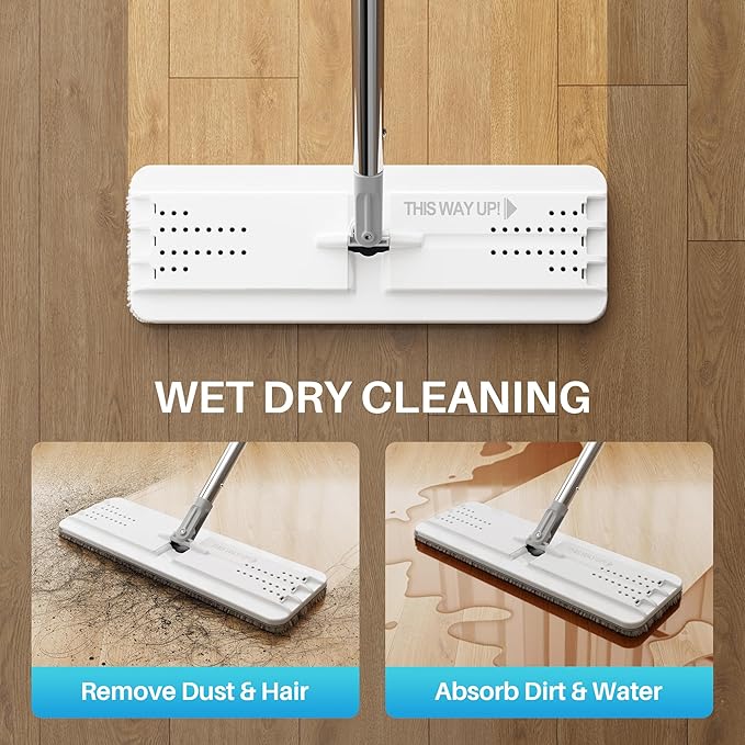 JOYMOOP Hands-Free Self-Cleaning Microfiber Mop and Bucket