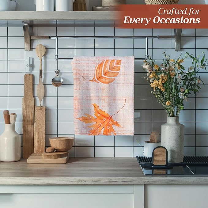 Maison d' Hermine Kitchen Towels Set of 3 100% Cotton 20" x 27.5" Reusable