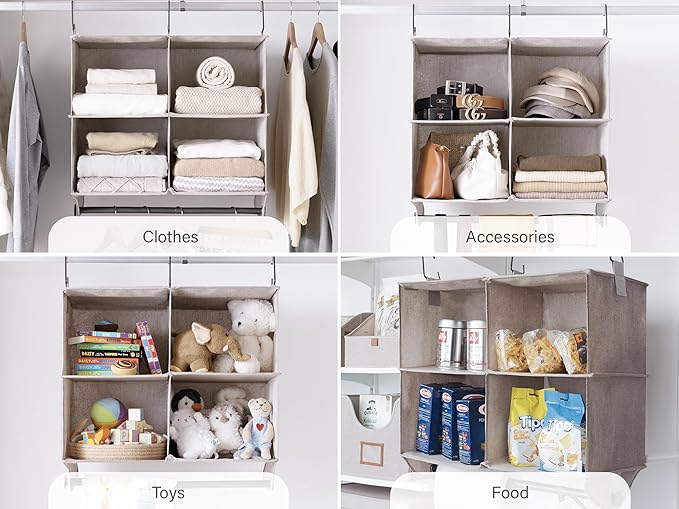 StorageWorks Hanging Closet Organizer