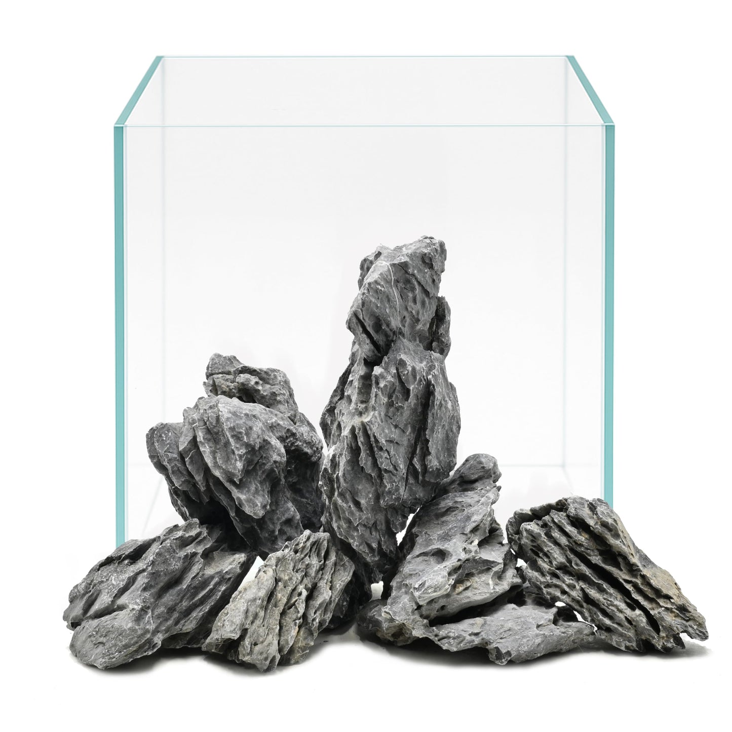 Kecilke Aquarium Rocks Seiryu Stone 2-4 Inches Natural Rocks 5lb Fish Tank Rocks for Aquariums,Tank Decoration,Landscaping & Amphibian Enclosures Paludariums