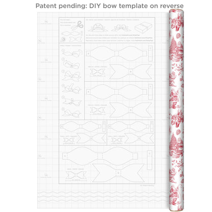 Hallmark Christmas Wrapping Paper Rolls, Holiday Plaid (3-Pack: 120 Sq. Ft. Ttl) Red Toile, Black Buffalo Check, Plaid for Christmas, Birthdays, Weddings, Crafts