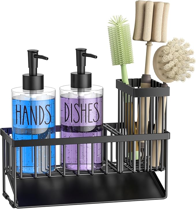 MASADI Kitchen Dish Soap Dispenser Set