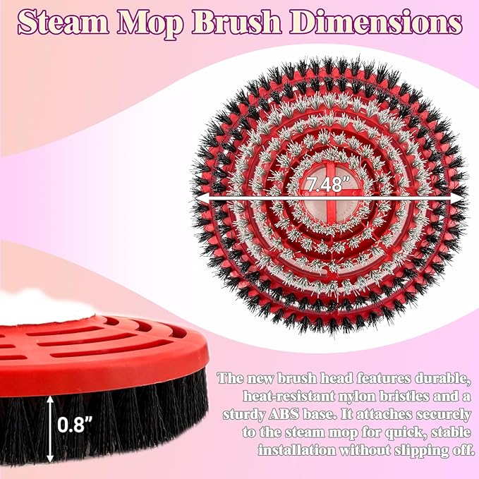Steam Cleaner Mop Replacement Brush Heads