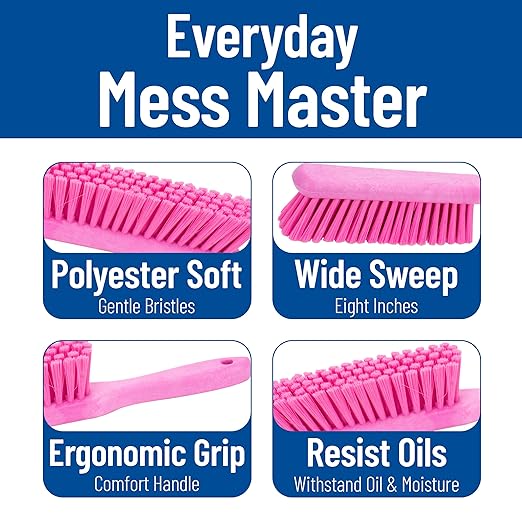 SPARTA Handheld Soft Counter Brush 8 Inch Bristle Span, Countertops, and