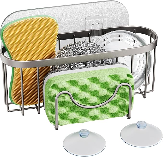 HapiRm Kitchen Sponge Holder for Sink