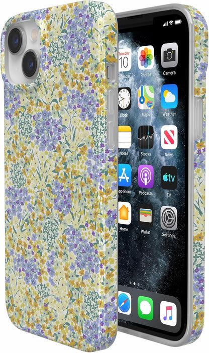 Casely iPhone 14 Case | Fit Check | Neutral Checkerboard | Compatible with MagSafe | Classic Ultra Slim Design