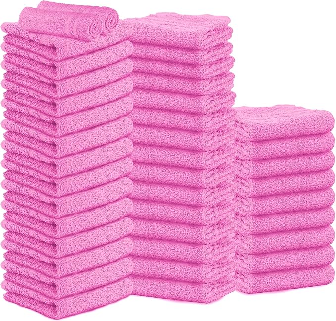 Hand Towels Pink Economy Towels Salon Towels