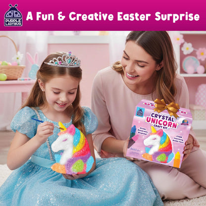 Crystal Growing Kit-Birthday Gifts for Kids Ages 8 9 10 11 12, Crystal Making Experiment for Girls, Grow Your Own Unicorn Crystal, STEM Kit for Girls, Fun Summer Vacation Science Activity for Kids
