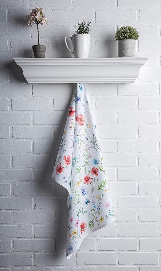 Maison d' Hermine Kitchen Towels Set of 3 100% Cotton 27.50" x 20" Reusable