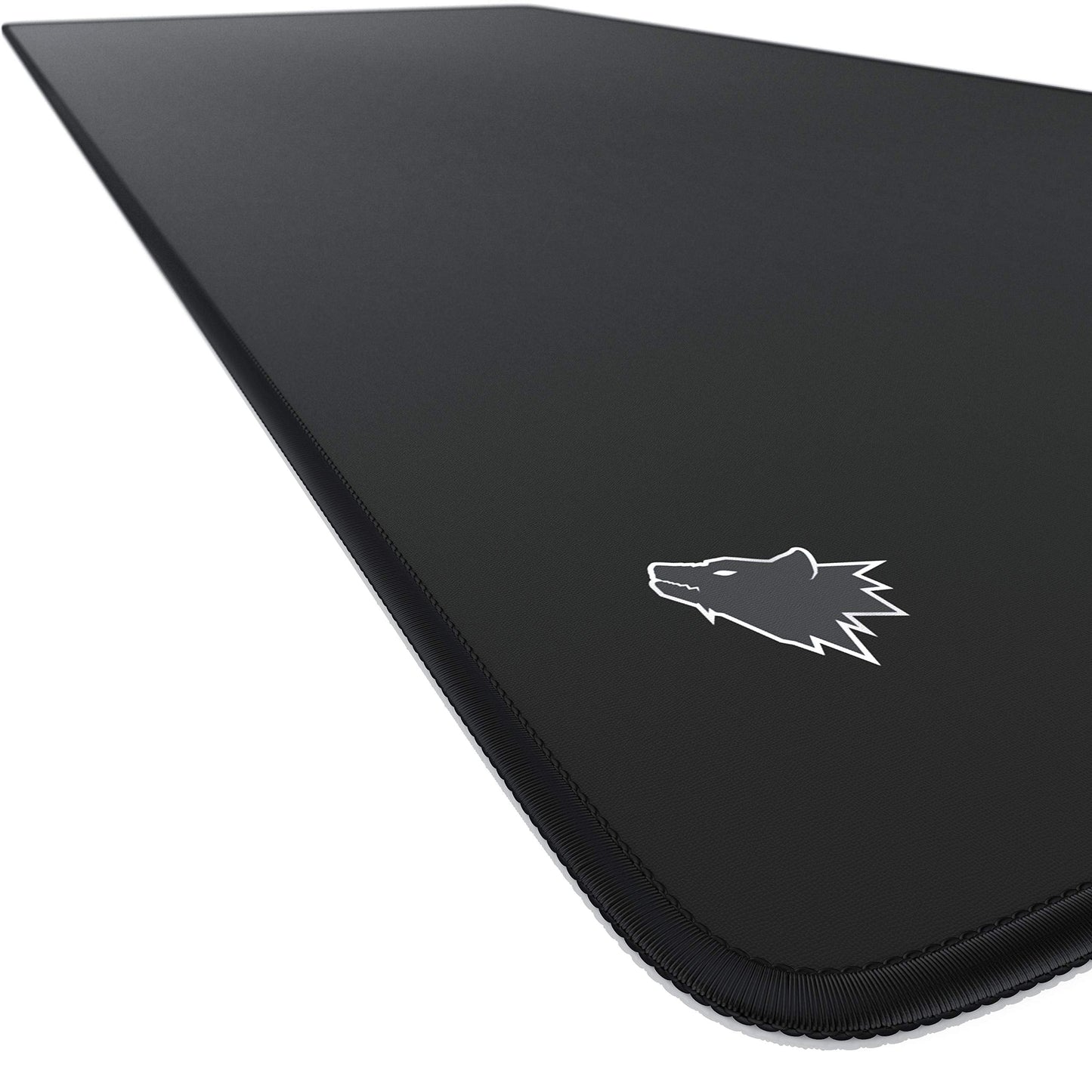 TITANWOLF - XXL Speed Gaming Mouse Mat Mouse Pad - Extra Large 900 x 400 x 4mm - Water-Resistant Mousepad with Non-Slip Rubber Base - Smooth Cloth Surface - Black