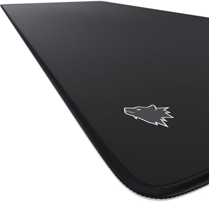 TITANWOLF - XXL Speed Gaming Mouse Mat Mouse Pad - Extra Large 900 x 400 x 4mm - Water-Resistant Mousepad with Non-Slip Rubber Base - Smooth Cloth Surface - Black