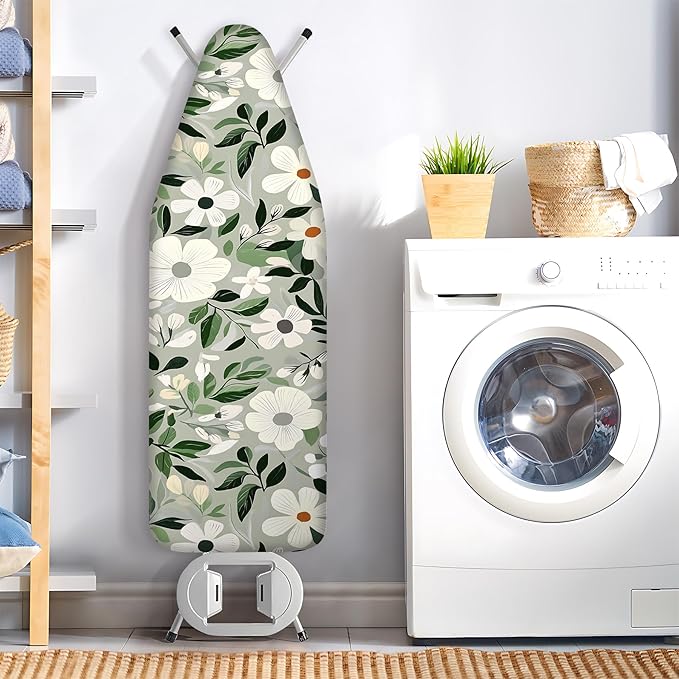 Floral Ironing Board Cover, Standard Size Cotton Iron Board Covers