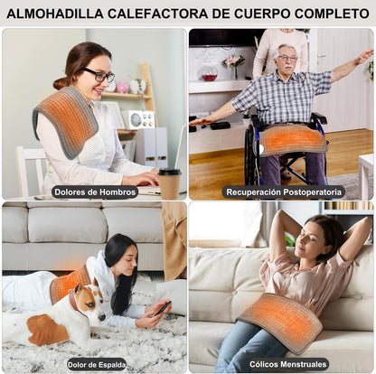 Large Heating Pad,TOPSOSO 20"x40" Extra Large Heating Pad for Back Pain Relief Electric Heating for Period Cramps Shoulders Pain Relief Moist/Dry Heat 10 Heat Setting Auto Shut Off Gift for Women Men