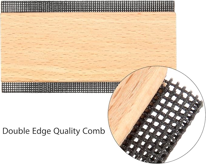Boao 2 Pcs Wool Comb Laundry Sweater Cashmere Comb Removes Pills and Fuzz from