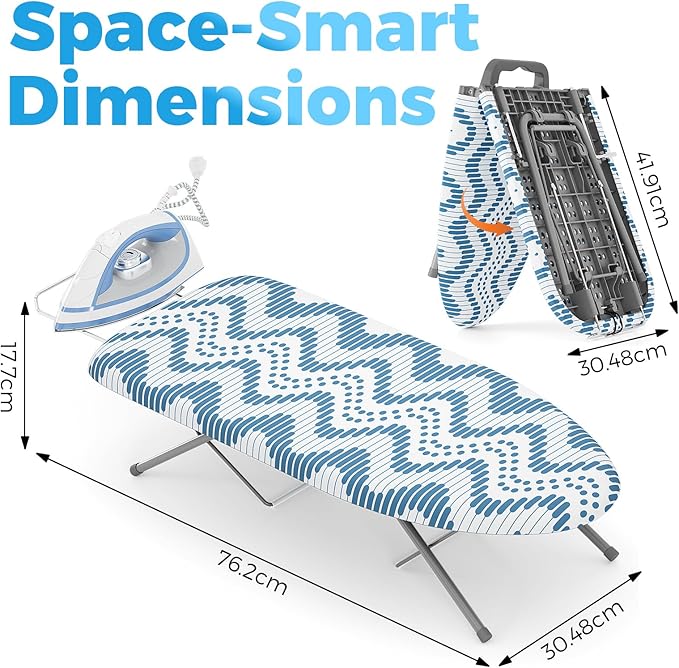 KINGBOARD Tabletop Ironing Board, Small Ironing Boards