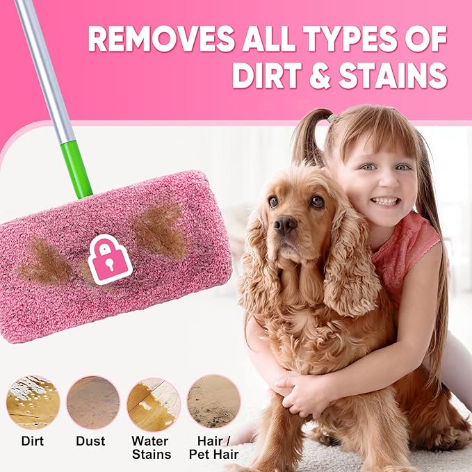 6-Pack Reusable Mop Pads Compatible