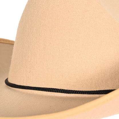 Beistle Novelty Felt Cowboy Hat For Country Western Theme Wild West Party Supplies, Halloween Costume Dress Up, Tan