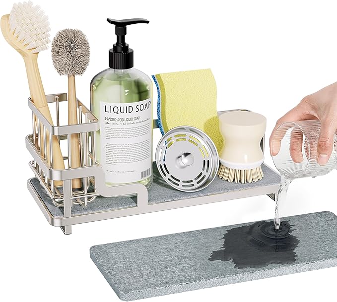 Consumest Sponge Holder for Kitchen Sink
