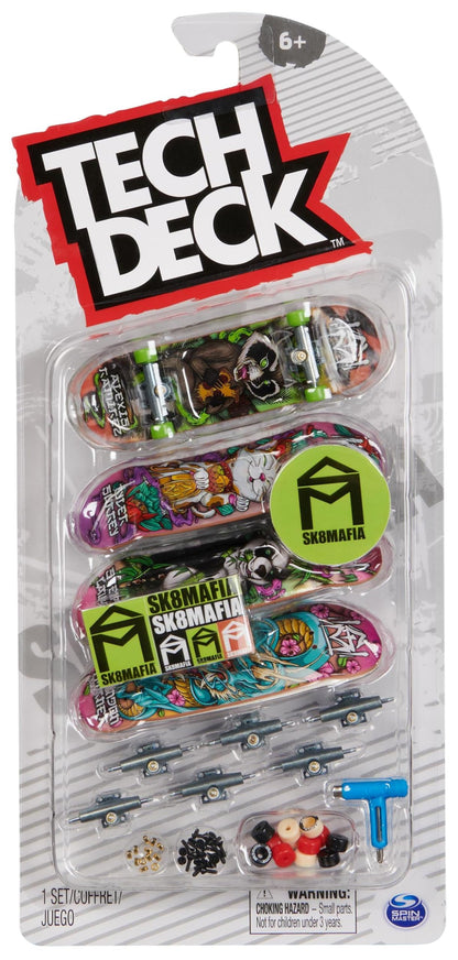 Tech Deck 96mm Fingerboards 4-Pack (Styles Vary)