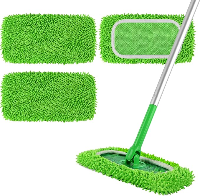 Reusable 100% Coral Fleece Mop Pads Compatible