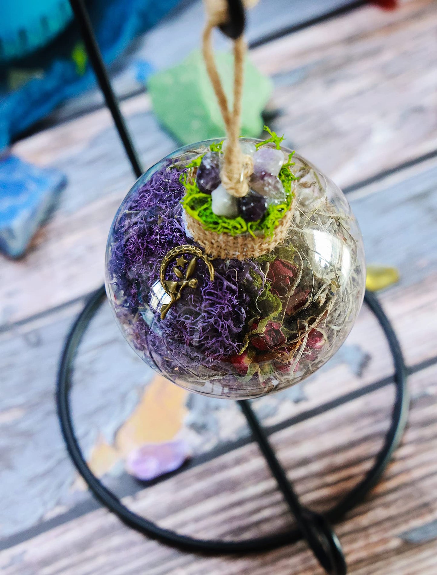 Witches Ball Divination Necromancy Protection Balls Altar Tools Goddess Spell Jar Collection Witches Blessing for Protection from Evil Banish Negative Energy Deflect Psychic Attacks