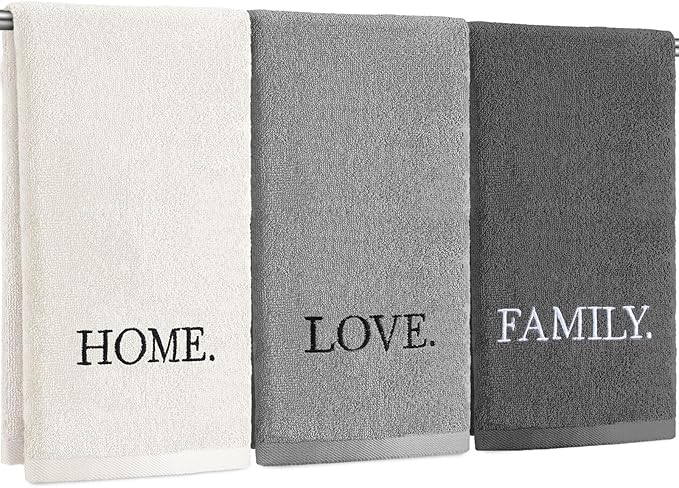 3 Pcs Farmhouse Decorative Hand Towels