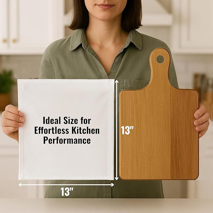 Dish Cloths Cotton| Kitchen Wash Cloth | Shop Towels Absorbent and Lint Free
