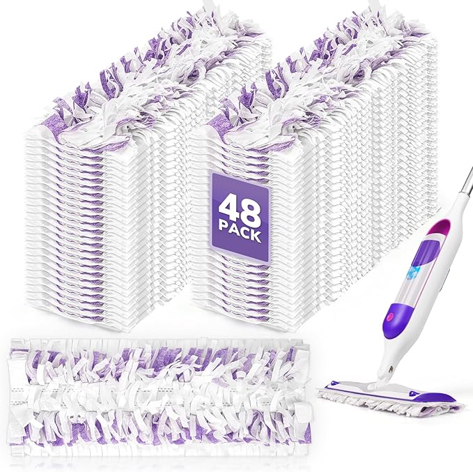 AIR U+ 48 Pack Disposable Power Mop Pads Refills