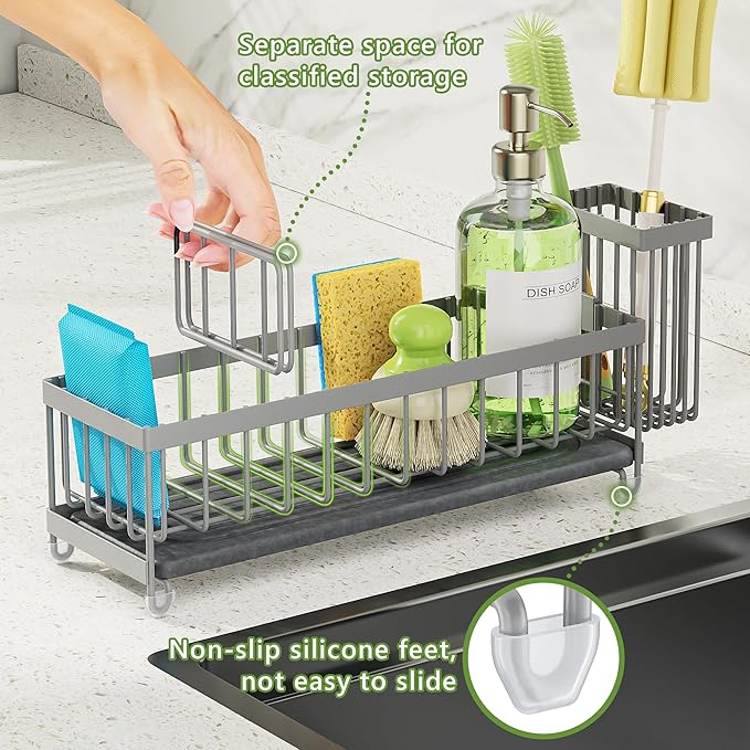 Cisily Extra Large Sink Caddy Organizer