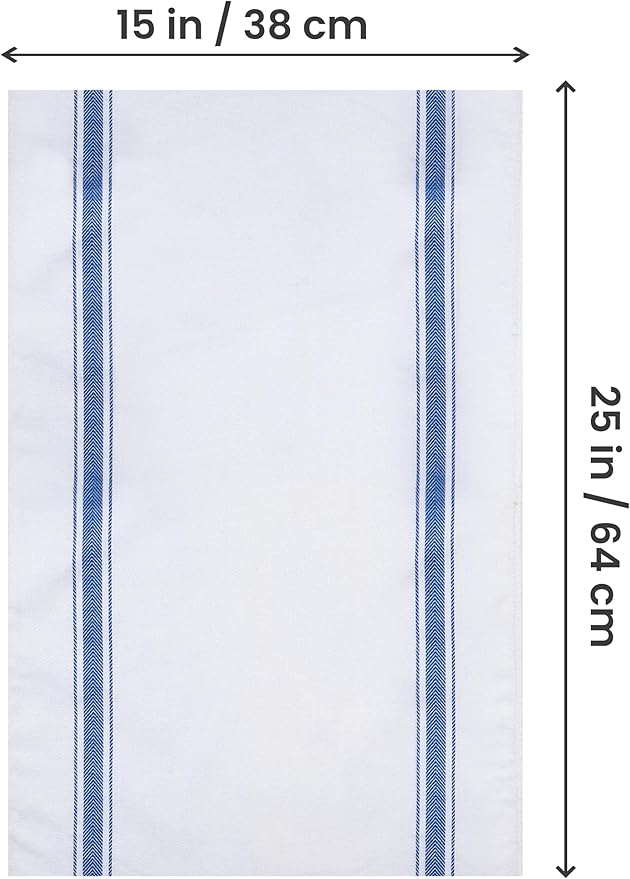Utopia Towels Blue Dish Towels 100% Ring Spun Cotton Highly Absorbent &