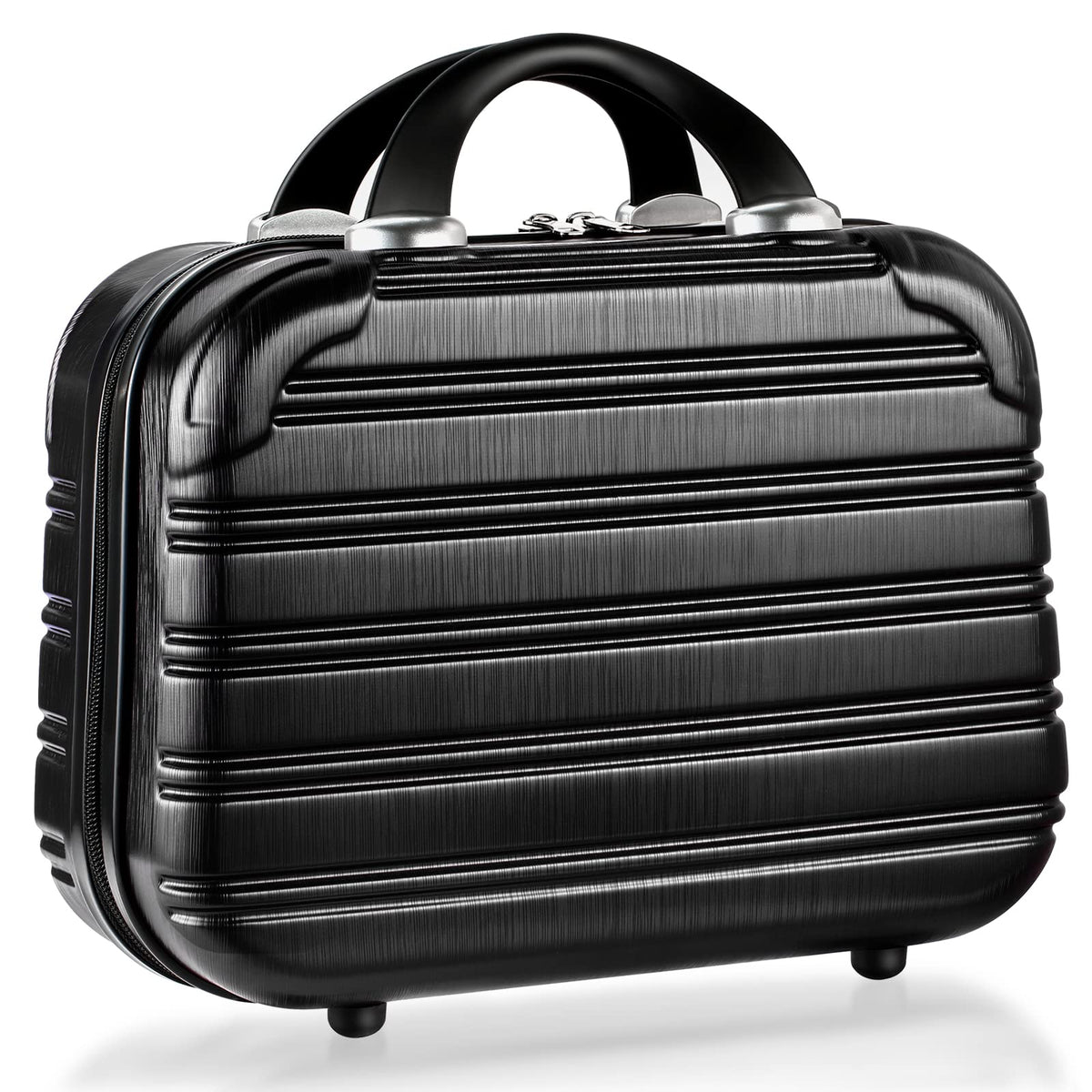 14-Inch Makeup Train Case Hardshell PC+ABS Travel Cosmetic Organizer, Makeup Storage Box for Toiletry Durable Portable Gifts for Women.