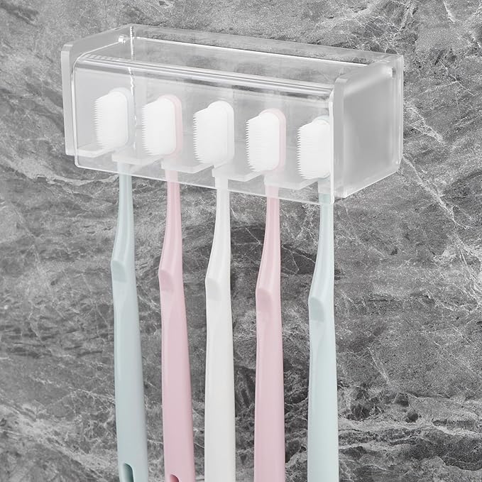 5 Slots Wall Mount Toothbrush Holder