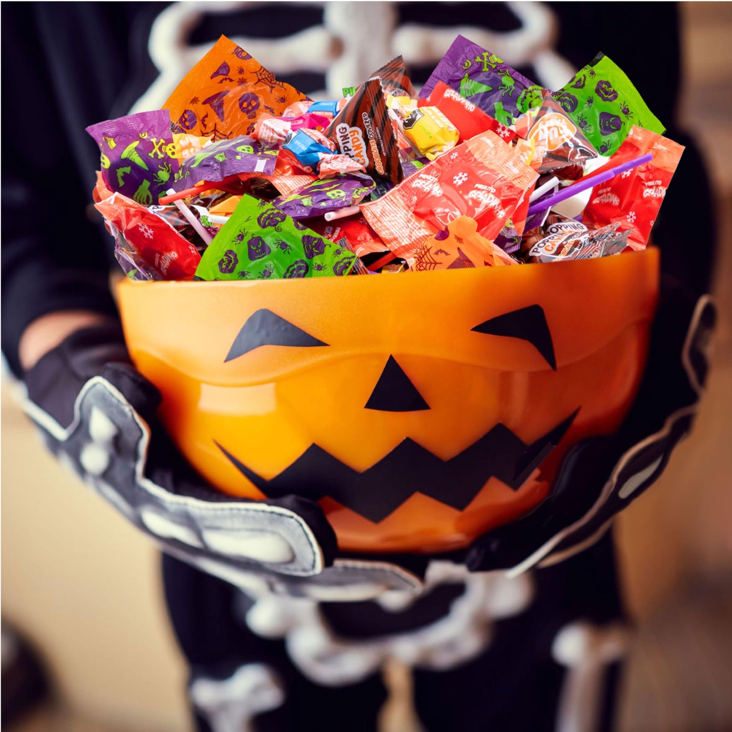 Halloween Candy Bulk 10-Pound Box - Party Mix - Popping Rocks, Lollipops, Taffies, Gum - Trick or Treat Candy Variety Pack - Assorted Goody Bags and Pinata Fillers