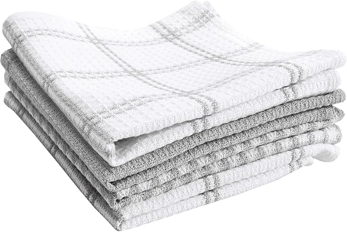 T-Fal Premium Waffle Dish Cloths: Highly Absorbent, Super Soft Long Lasting