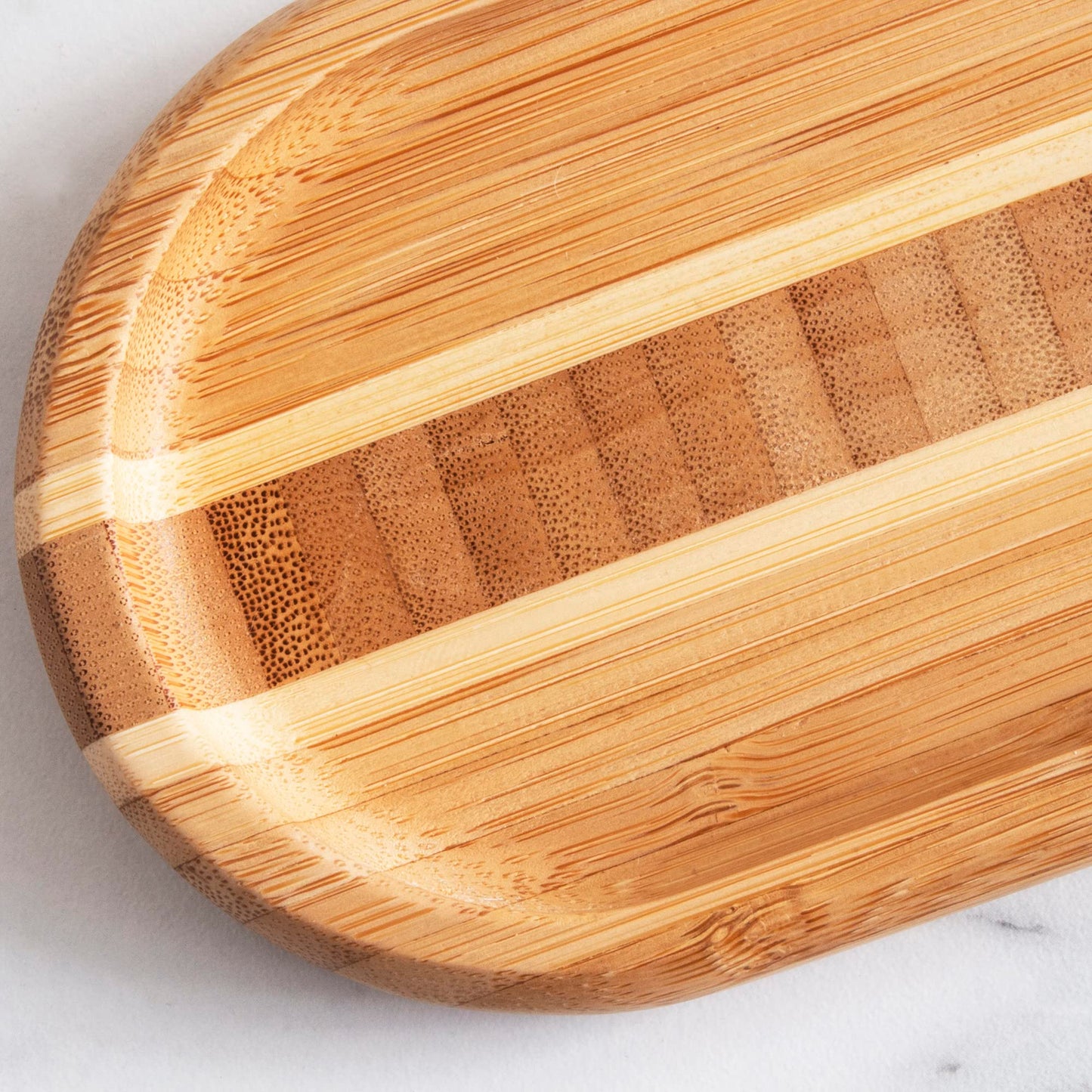 Totally Bamboo Catch-All Spoon Rest with Inlay Design