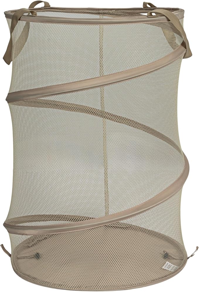 Household Essentials Pop-Up Mesh Laundry Hamper