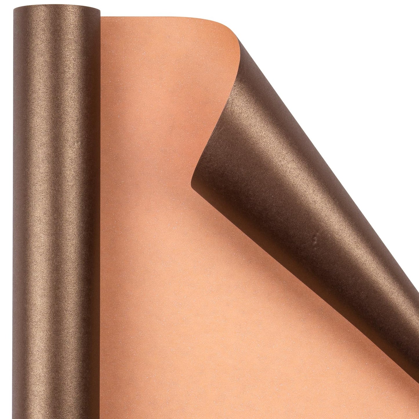RUSPEPA Chocolate Brown Matte Wrapping Paper - Solid Color Pearly - luster Paper Perfect for Wedding, Birthday, Christmas, Baby Shower -17 Inches X 32.8 Feet