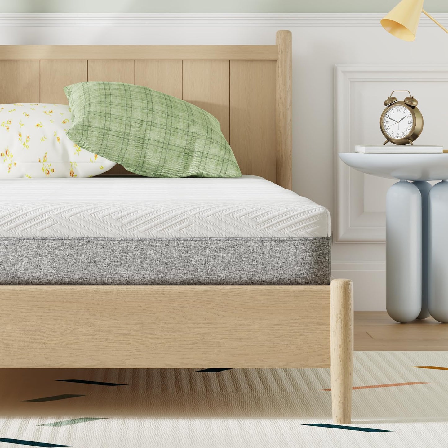 Novilla Twin Size Mattress, 6 Inch Twin Mattress, Gel-Infused Memory Foam Mattresses in a Box for Pain Relief & Enhanced Support & Cooling Sensation, CertiPUR-US Certified