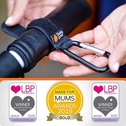 Baby Uma Buggy Clips - 2022 Double-Platinum Winning Pram Clips, Universal Pram Accessories, 5 kg Weight Capacity & Non-Slip, Baby Travel Essentials