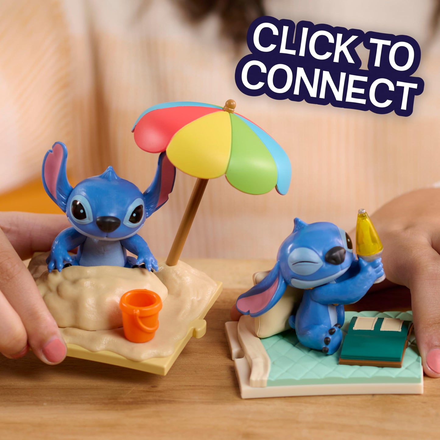 Just Play Disney Stitch Live-Action Movie Time 7,6 cm Collectible Figures, Inspired by Disney's New Live-Action Lilo & Stitch Movie, Blind Box Collectible Toys, Home Decoration, Kids Ages 3