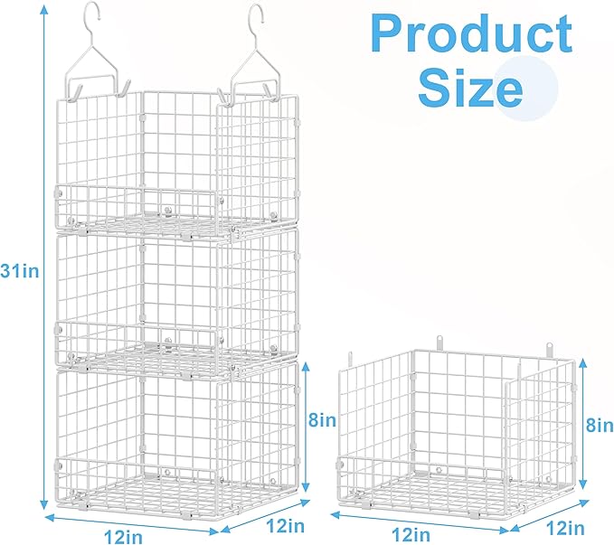 Sonyabecca 3-Tier Hanging Closet Organizer