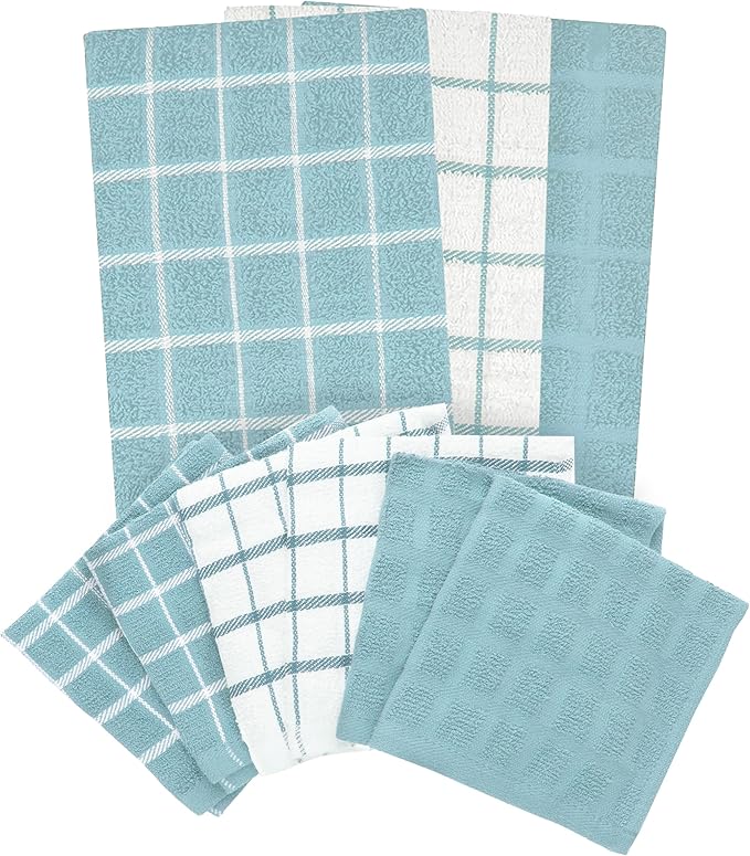 Ritz Premium 3-Pack Kitchen Towel & 6-Pack Dish Cloth Set