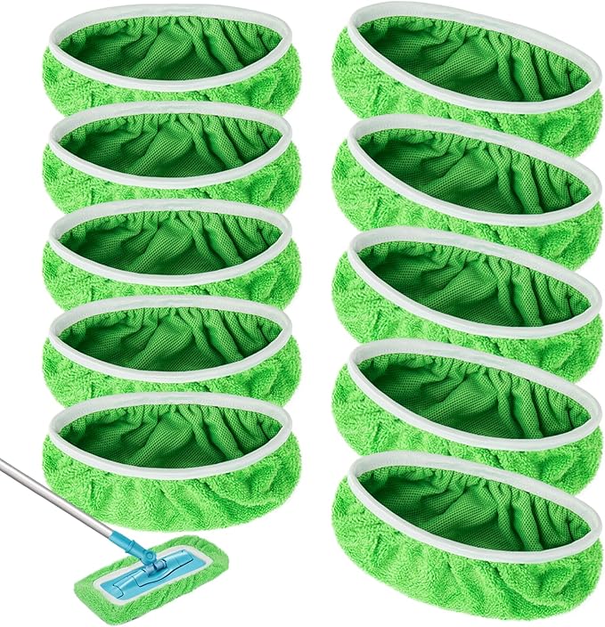 Reusable Dry Sweeping Cloths Microfiber Wet Mop Pads Compatible