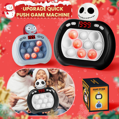 Halloween Pop Fidget Toy for Kids Adults,Nightmare Fast Push Game Fidget Console Toys,Handheld Light Up Sensory Toy for Boys Grils Teens Age 3-12,Halloween Trick or Treat Gifts Boo Basket Stuffers